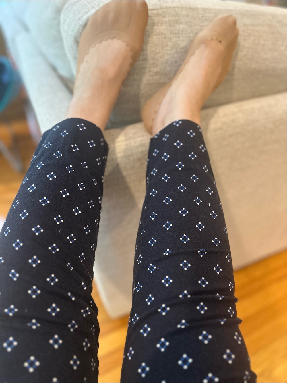 No-Show Nylon Liner Socks - Nude Women’s